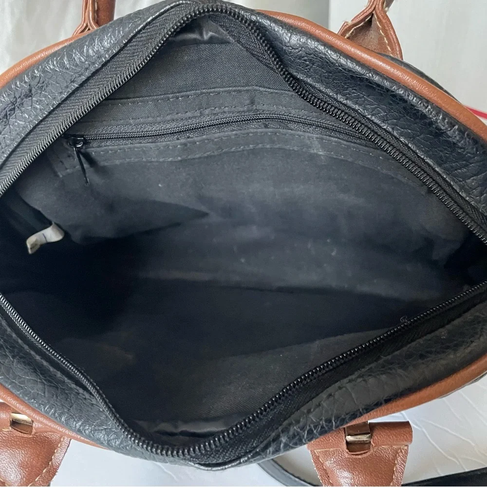 Vintage Sinbari Black and Brown‎ Handbag